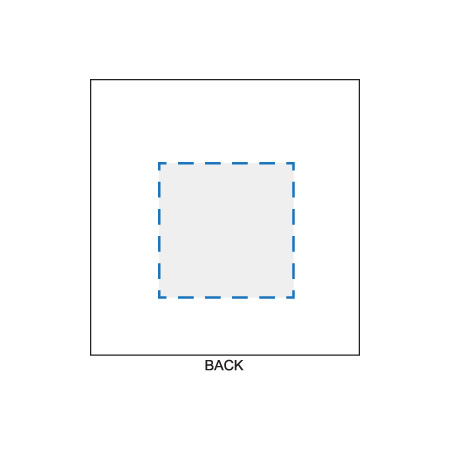 Pad Print Back Decoration Area